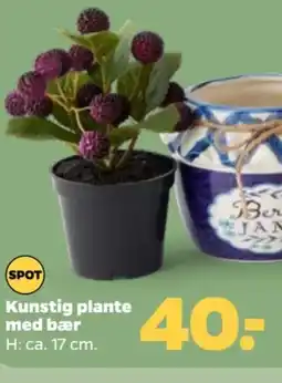 Netto Kunstig plante med bær tilbud