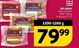 Løvbjerg Gøl pølser tilbud