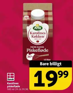 Løvbjerg Karolines piskefløde tilbud