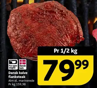 Løvbjerg Dansk kalve flanksteak tilbud