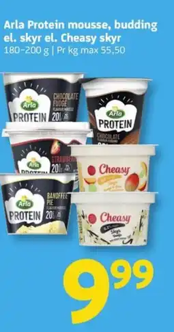 Løvbjerg Arla Protein mousse, budding el. skyr el. Cheasy skyr tilbud