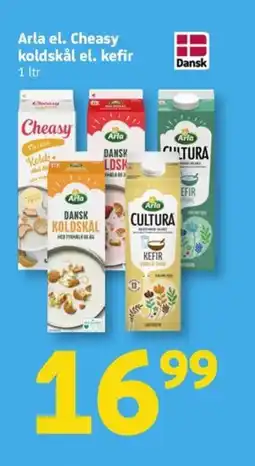 Løvbjerg Arla el. Cheasy koldskål el. kefir tilbud