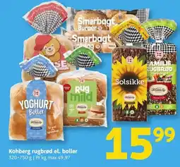 Løvbjerg Kohberg rugbrød el. boller tilbud