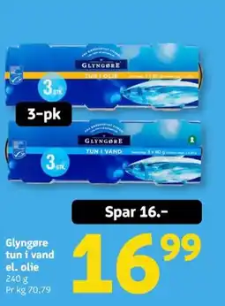 Løvbjerg Glyngøre tun i vand el. olie tilbud