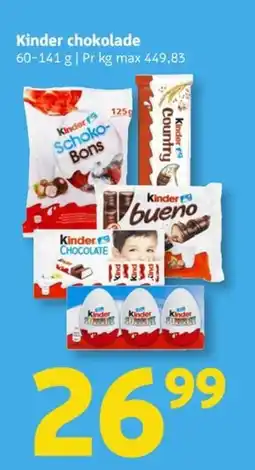 Løvbjerg Kinder chokolade tilbud