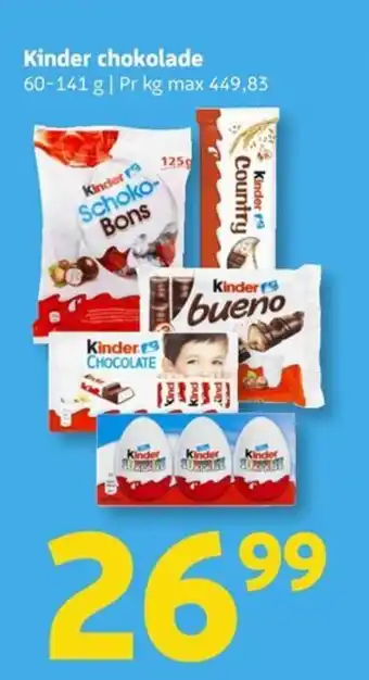 Løvbjerg Kinder chokolade tilbud