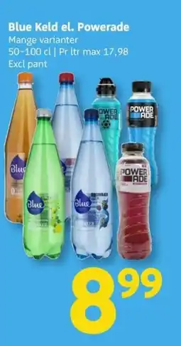 Løvbjerg Blue Keld el. Powerade tilbud