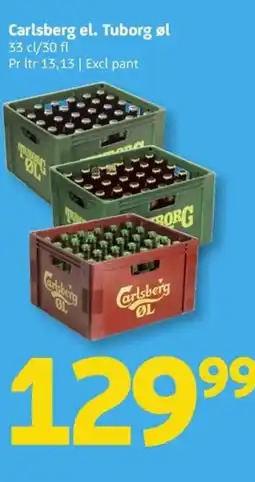 Løvbjerg Carlsberg el. Tuborg øl tilbud