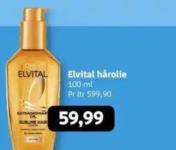 Løvbjerg Elvital hårolie tilbud