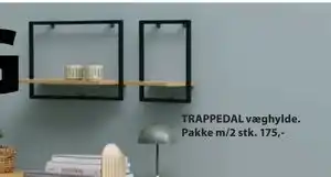 JYSK TRAPPEDAL væghylde tilbud