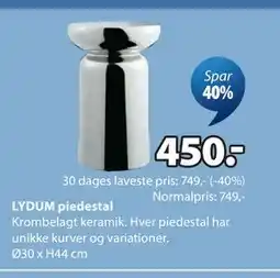 JYSK LYDUM piedestal tilbud