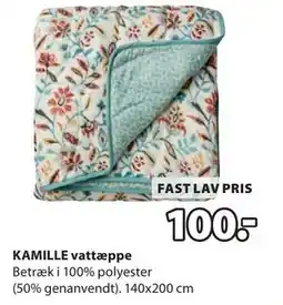 JYSK KAMILLE vattæppe tilbud
