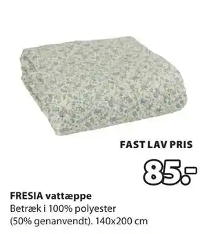 JYSK FRESIA vattæppe tilbud