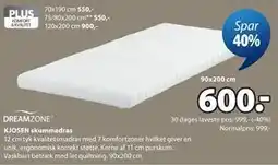 JYSK KJOSEN skummadras tilbud