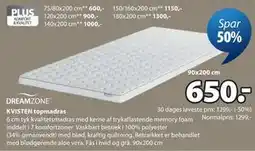 JYSK KVISTEN topmadras tilbud
