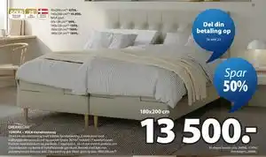 JYSK TONDRA + VOLA elevationsseng tilbud