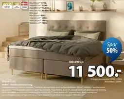JYSK REIPA + TOSEN kontinentalseng tilbud
