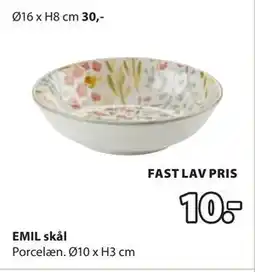 JYSK EMIL skål tilbud