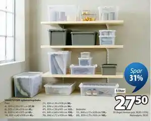 JYSK SMARTSTORE opbevaringsboks tilbud