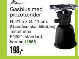 Harald Nyborg Gasblus med piezotænder tilbud