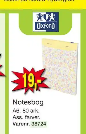 Harald Nyborg Notesbog tilbud