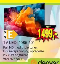 Harald Nyborg TV LED-4085 40” tilbud