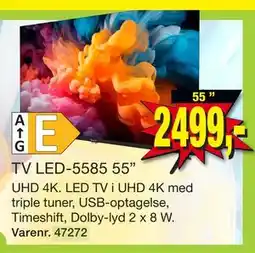 Harald Nyborg TV LED-5585 55” tilbud