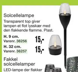 Harald Nyborg Solcellelampe tilbud
