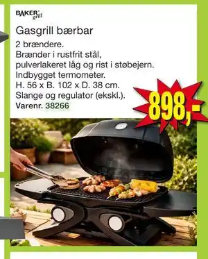 Gasgrill bærbar