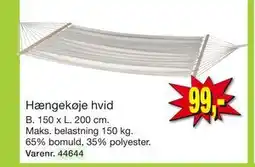 Harald Nyborg Hængekøje hvid tilbud