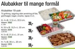 Harald Nyborg Alubakker til mange formål tilbud