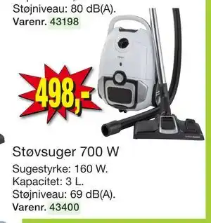 Harald Nyborg Støvsuger 700 W tilbud