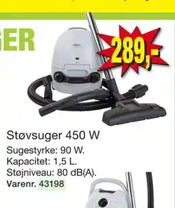 Harald Nyborg Støvsuger 450 W tilbud