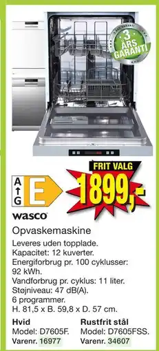 Harald Nyborg Opvaskemaskine tilbud