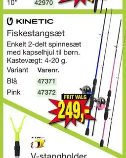 Harald Nyborg KINETIC Fiskestangsæt tilbud