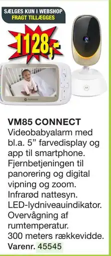 Harald Nyborg BABYALARM VM85 CONNECT tilbud