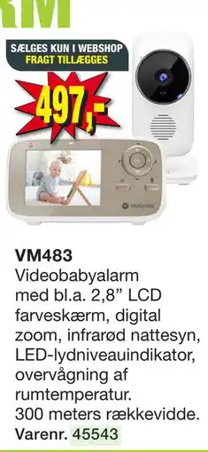 Harald Nyborg BABYALARM VM483 tilbud