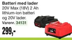 Harald Nyborg Batteri med lader tilbud