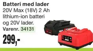 Harald Nyborg Batteri med lader tilbud