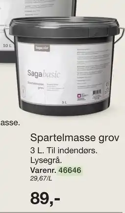 Harald Nyborg Spartelmasse grov tilbud