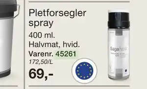 Pletforsegler spray