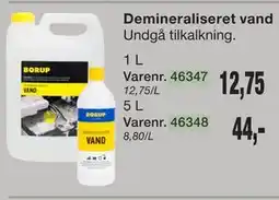 Harald Nyborg Demineraliseret vand tilbud