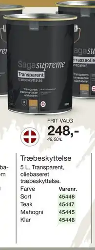 Harald Nyborg Saga supreme Træbeskyttelse tilbud