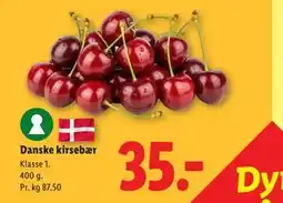 Lidl Danske kirsebær tilbud