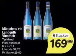 Fakta Tyskland Månedens vin Langguth Vinothek tilbud