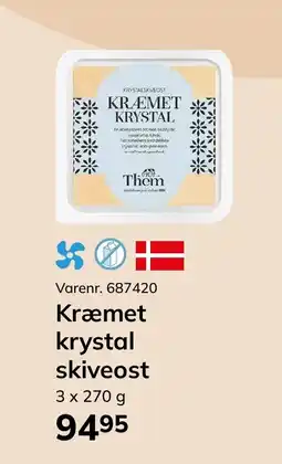 Dagrofa Food Service Kræmet krystal skiveost tilbud