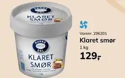 Dagrofa Food Service Klaret smør tilbud