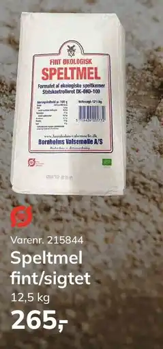 Dagrofa Food Service Speltmel fint/sigtet tilbud
