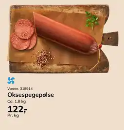 Dagrofa Food Service Oksespegepølse tilbud