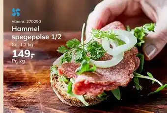 Hammel spegepølse 1/2